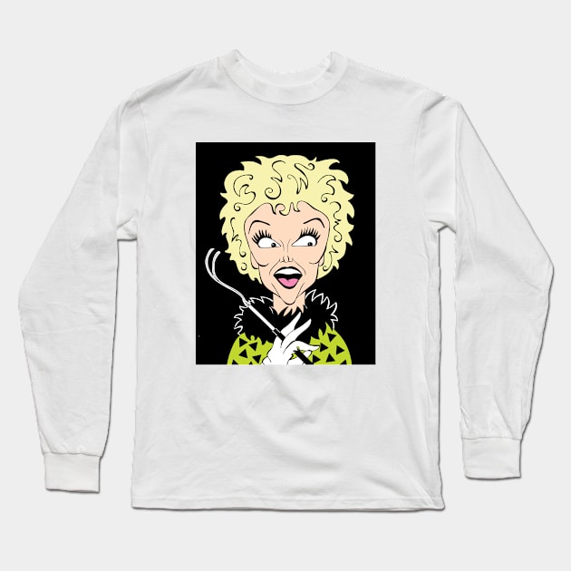 LEGENDARY FEMALE COMEDIAN Long Sleeve T-Shirt by cartoonistguy